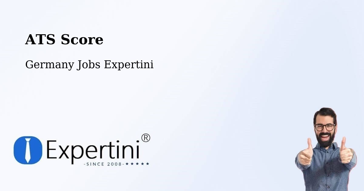 Resume ATS Score & Job Description Match Tool – Munich - Germany Jobs Expertini