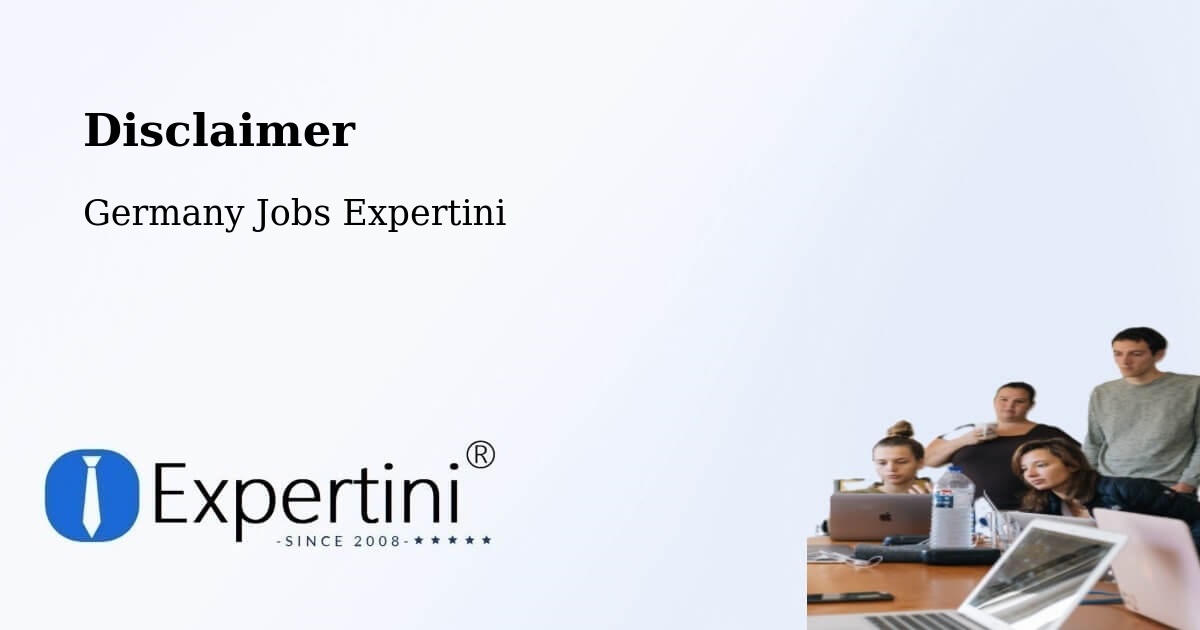 Disclaimer – Munich - Germany Jobs Expertini