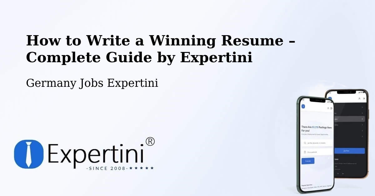 Resume Writing Guide for Job Seekers – Munich - Munich, Germany Jobs Expertini